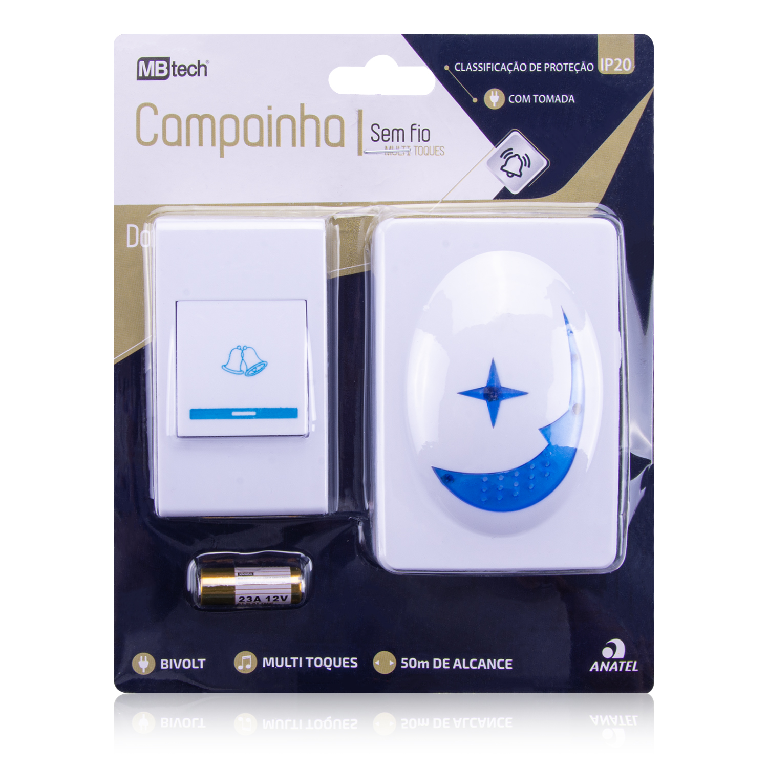 Campainha elétrica sem fio, frequência individual — Utilidades para revenda